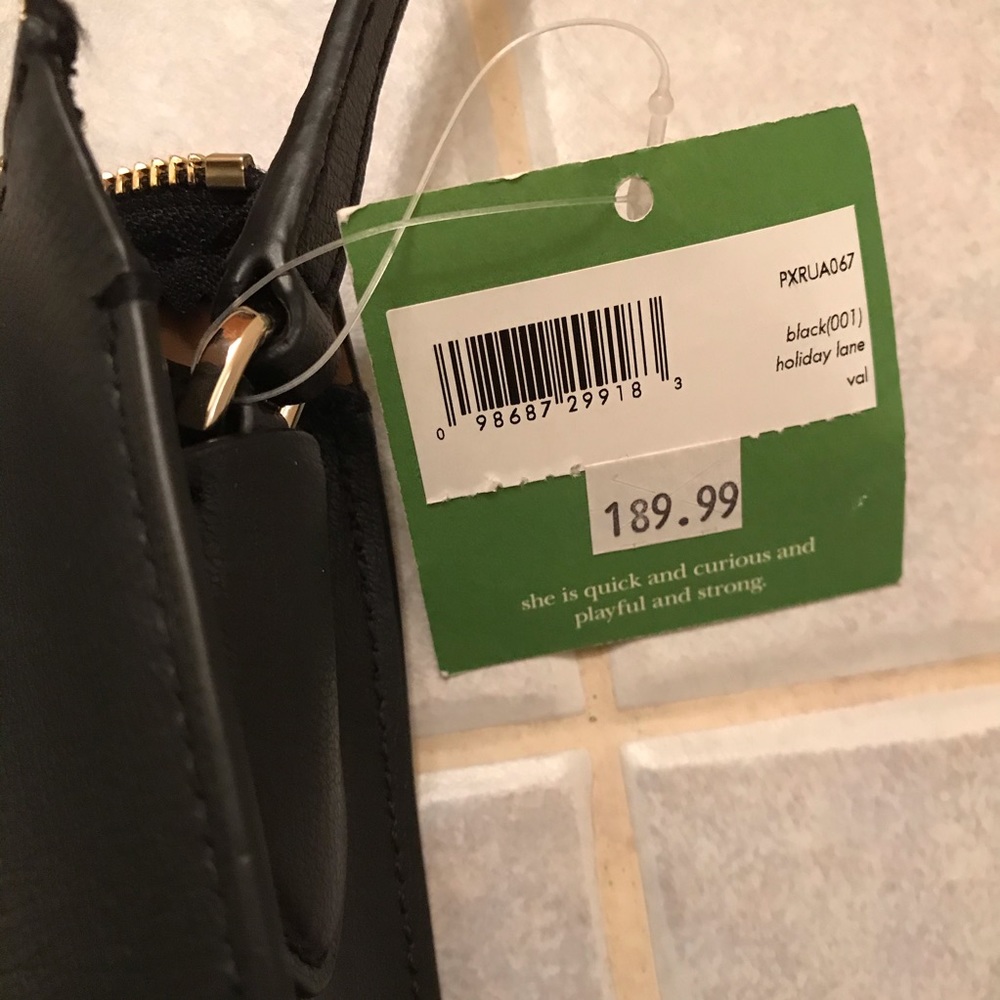 KATE SPADE HOLIDAY LANE VAL BLACK CROSSBODY  001 - Picture 8 of 8